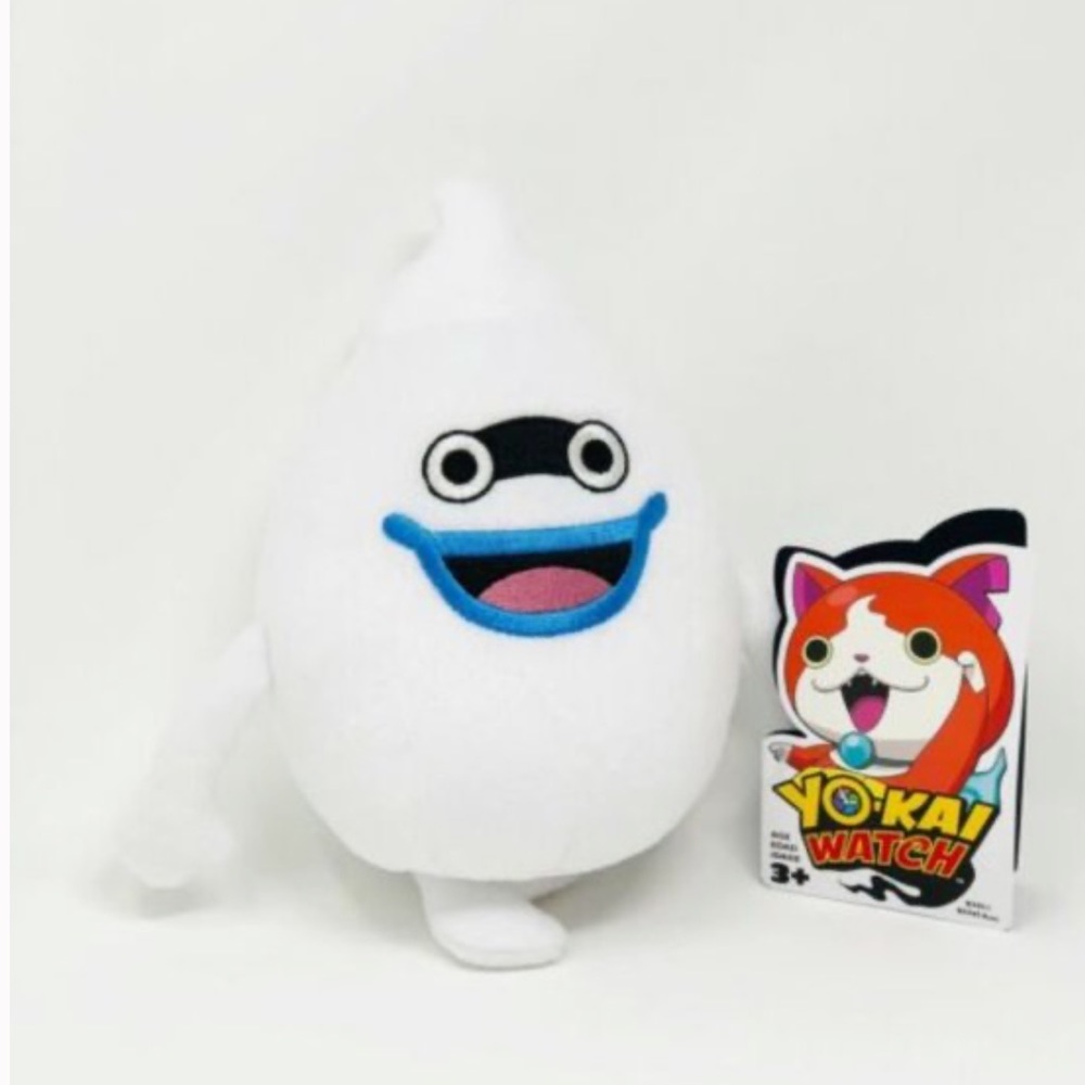 Yokai Yo-kai Watch by Hasbro 7.5 Plush Whisper White  Ghost Stuffed Toy 2015 NWT